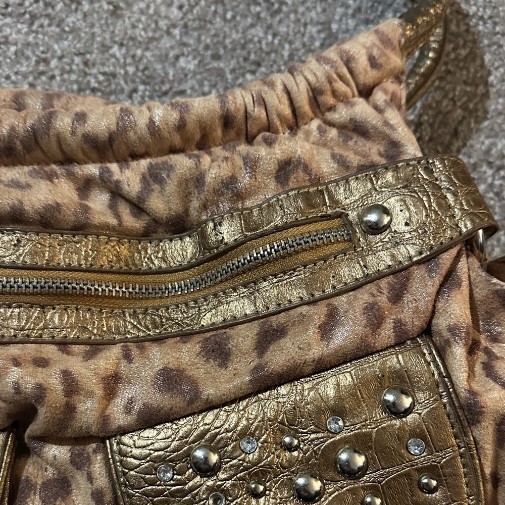 Unique Y2K Leopard Print Handbag - Picture 16 of 16